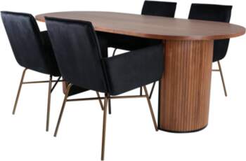 VentHon Bianca Oval Dining Table -