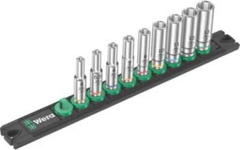 WERA Socket Magnetic Strip 9-piece Long