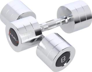 Chromed Dumbbell HMS CHD08 2 Pcs