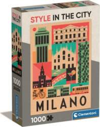 CLEMENTONI Puzzles 1000 elements Compact Milano