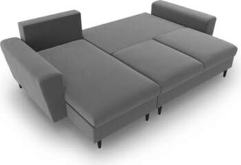Cosmopolitan Design Corner Sofa With Bed