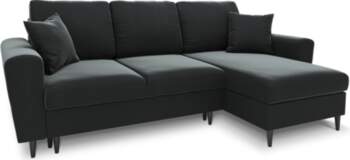 Cosmopolitan Design Corner Sofa With Bed