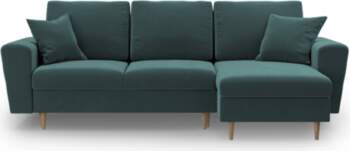 Cosmopolitan Design Corner Sofa With Bed
