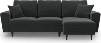 Cosmopolitan Design Corner Sofa With Bed