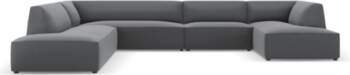 Cosmopolitan Design Leather Imitation Modular Panoramic