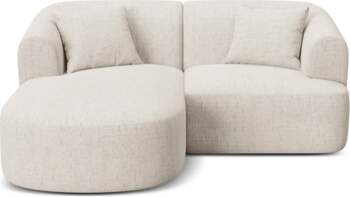 Cosmopolitan Design Modular Left Corner Sofa
