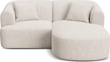 Cosmopolitan Design Modular Right Corner Sofa