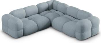 Cosmopolitan Design Symmetrical Corner Sofa, "