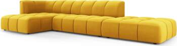 Cosmopolitan Design Velvet Modular Left Corner