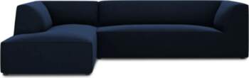Cosmopolitan Design Velvet Modular Left Corner