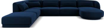 Cosmopolitan Design Velvet Panoramic Left Corner