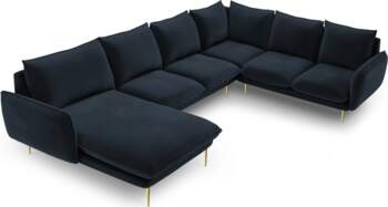 Cosmopolitan Design Velvet Panoramic Right Corner