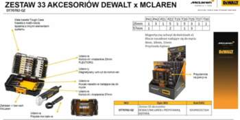 DEWALT 33pc accessory kit w/ angle