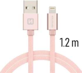 Swissten Textile Fast Charge 3A Lightning
