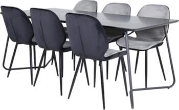 VentHon Petra Dining Table - Black