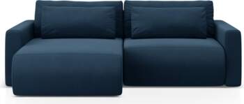 Cosmopolitan Design Corner Sofa With Bed