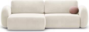 Cosmopolitan Design Corner Sofa With Bed