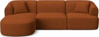 Cosmopolitan Design Modular Left Corner Sofa