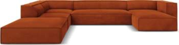 Cosmopolitan Design Panoramic Left Corner Sofa
