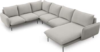 Cosmopolitan Design Panoramic Left Corner Sofa