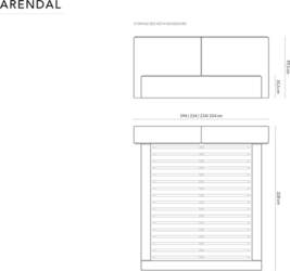 Cosmopolitan Design Storage Bed With Double