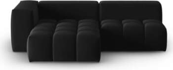 Cosmopolitan Design Velvet Modular Left Corner