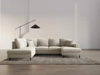 Cosmopolitan Design Velvet Panoramic Left Corner