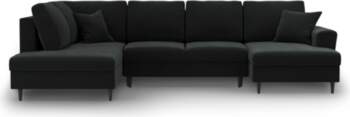 Cosmopolitan Design Velvet Panoramic Left Corner
