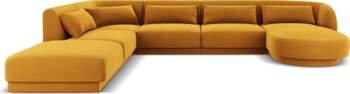 Cosmopolitan Design Velvet Panoramic Left Corner