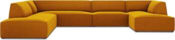 Cosmopolitan Design Velvet Panoramic Left Corner