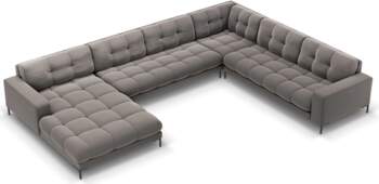 Cosmopolitan Design Velvet Panoramic Right Corner