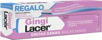 GINGILACER TOOTHPASTE + TOOTHBRUSH 2 PACK