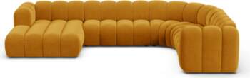 Micadoni Velvet Modular Panoramic Right Corner