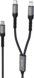 Swissten Textile 2in1 USB-C / Lighting