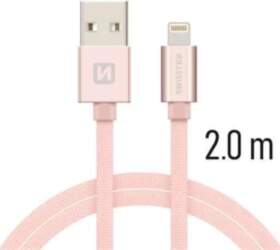 Swissten Textile Fast Charge 3A Lightning