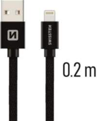 Swissten Textile Fast Charge 3A Lightning