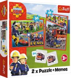 Trefl Puzzle 2in1 memos Fireman Sam