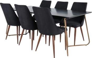 VentHon Petra Dining Table , Distressed Copper