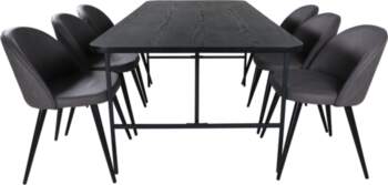 VentHon Uno Dining Table , Black Black