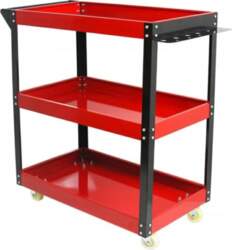 WORKSHOP TROLLEY 3 LEVELS /SILVER