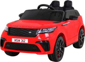 ... Elektroauto Range Rover Velar, sarkans