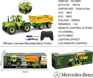 ... Green tractor 1:24 with remote
