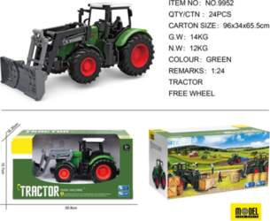 ... Green Tractor with Dozer