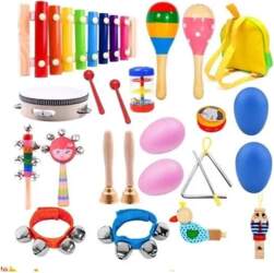 ... Wooden Set Of Instruments