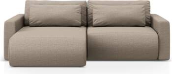 Cosmopolitan Design Corner Sofa With Bed