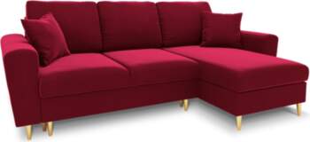 Cosmopolitan Design Corner Sofa With Bed