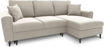 Cosmopolitan Design Corner Sofa With Bed