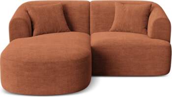 Cosmopolitan Design Modular Left Corner Sofa