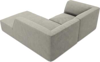 Cosmopolitan Design Modular Right Corner Sofa