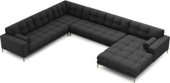 Cosmopolitan Design Panoramic Left Corner Sofa